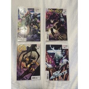 Lot of 4 New Comics X-Men X-Force New Mutants Marvel #11 #1 #10 #25